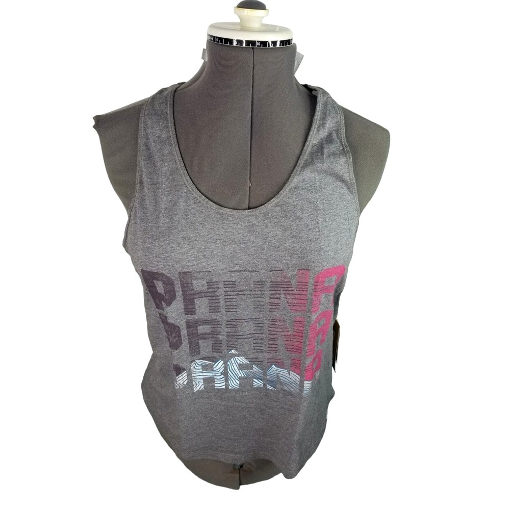 Prana Sleeveless Tank Women's Size Large PIT TO PIT 20 IN color gray  New